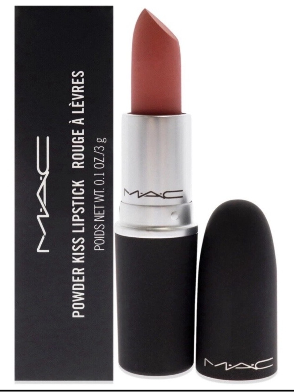MAC Powder Kiss Lipstick MULL IT OVER #314 3g/0.1oz NEW-DISCONTINUED